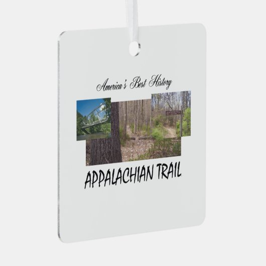 TOP Appalachian Trail Metal Ornament (Voorkant Rechts)