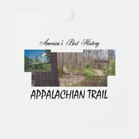 TOP Appalachian Trail Metal Ornament (Achterkant)