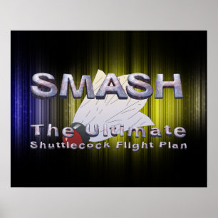 TOP Badminton Slogan Poster