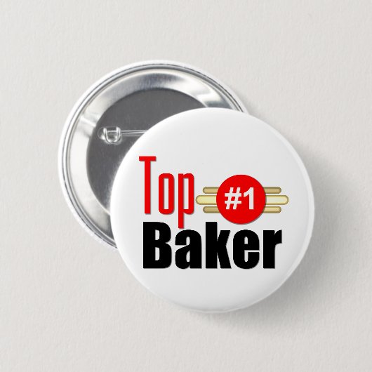 Top Baker Ronde Button 5,7 Cm (Voorkant /achterkant)