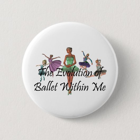 TOP ballet binnen mij Ronde Button 5,7 Cm (Voorkant)