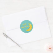 Top Banana Award-lint Ronde Sticker (Envelop)