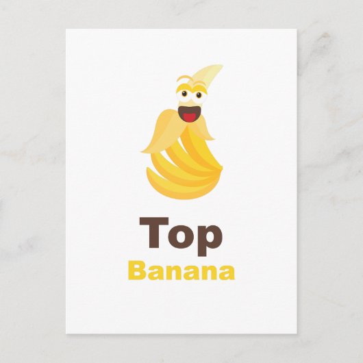 Top Banana Briefkaart (Voorkant)