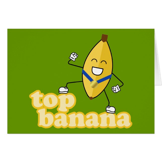 Top Banana Card (Voorkant Horizontaal)