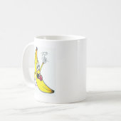 Top Banana, dansende bananencartoon Koffiemok (Voorkant links)
