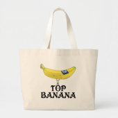 Top Banana Grote Tote Bag (Voorkant)