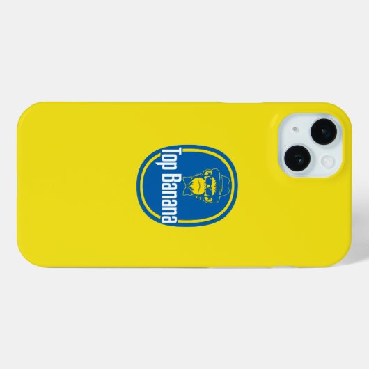Top Banana Hoesje-Mate iPhone Case (Achterkant (horizontaal))