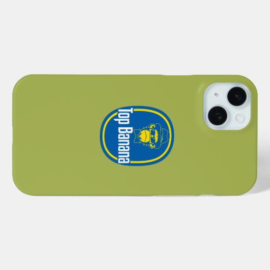 Top Banana Hoesje-Mate iPhone Case (Achterkant (horizontaal))