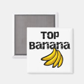 Top Banana Tshirts en Gifts Magneet (Voorkant / Achterkant)
