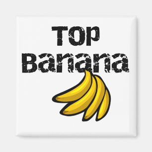 Top Banana Tshirts en Gifts Magneet