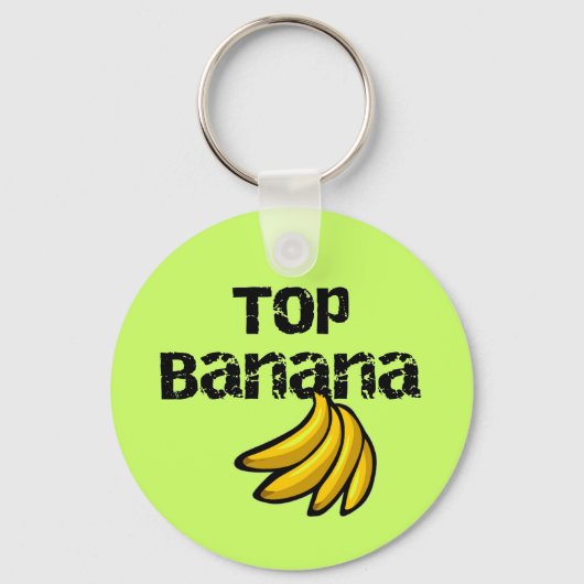 Top Banana Tshirts en Gifts Sleutelhanger (Voorkant)