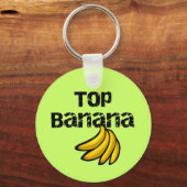 Top Banana Tshirts en Gifts Sleutelhanger (Voorkant)