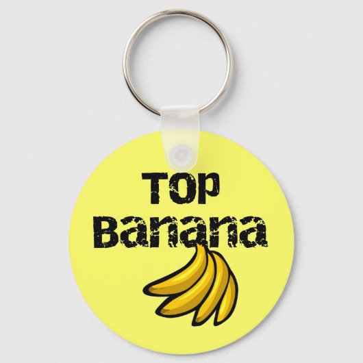 Top Banana Tshirts en Gifts Sleutelhanger (Voorkant)