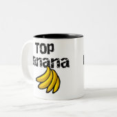 Top Banana Tweekleurige Koffiemok (Voorkant links)