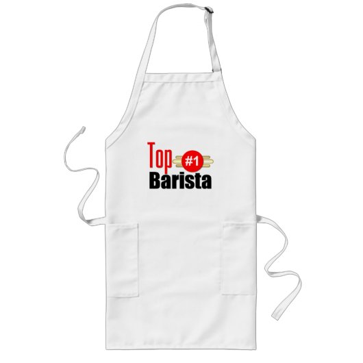 Top Barista Lang Schort (Voorkant)