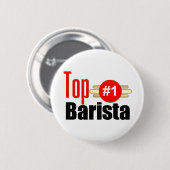 Top Barista Ronde Button 5,7 Cm (Voorkant /achterkant)