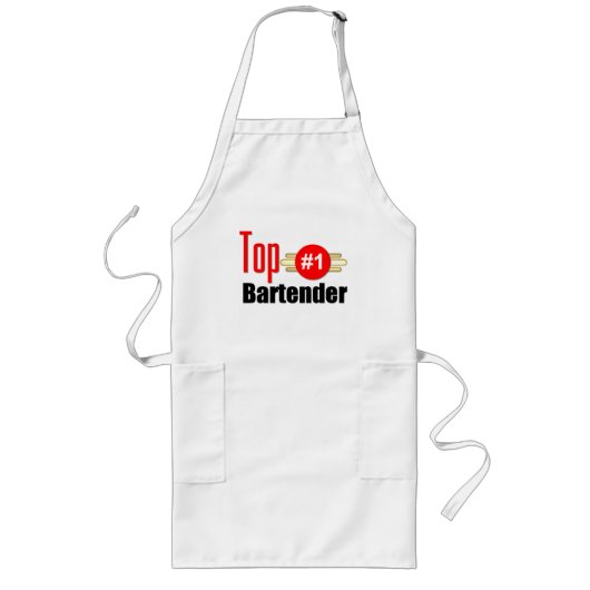 Top Bartender Lang Schort (Voorkant)