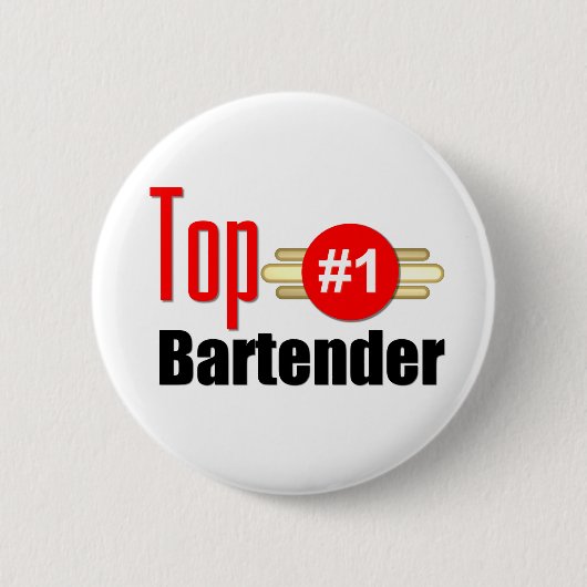 Top Bartender Ronde Button 5,7 Cm (Voorkant)