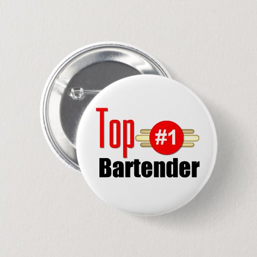 Top Bartender Ronde Button 5,7 Cm (Voorkant /achterkant)