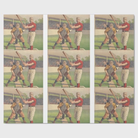 TOP Baseball Pastime Cadeaupapier (Vlak)