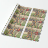 TOP Baseball Pastime Cadeaupapier (Uitgerold)