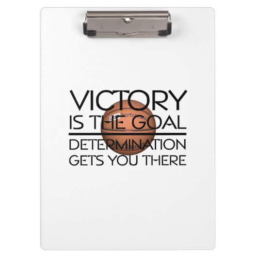 TOP Basketball Victory Slogan Klembord (Voorkant)