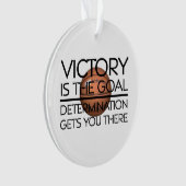 TOP Basketball Victory Slogan Ornament (voorkant)