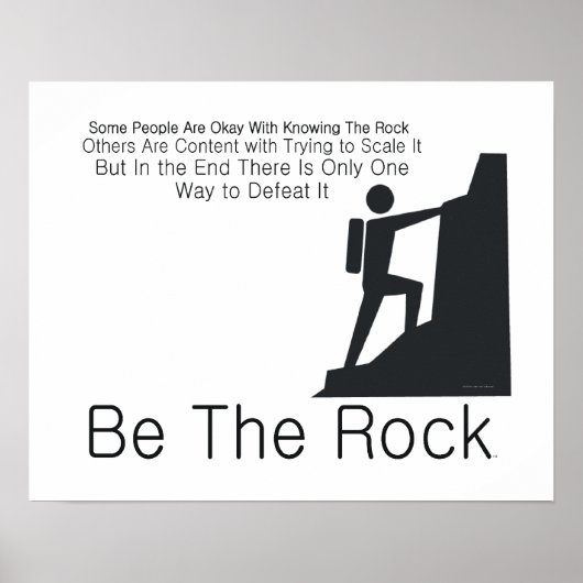 TOP Be the Rock Poster (Voorkant)