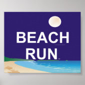 TOP Beach run Poster (Voorkant)