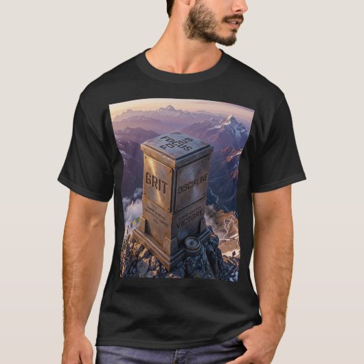 Top behaald bergmonument - GRIT Discipline (Voorkant)