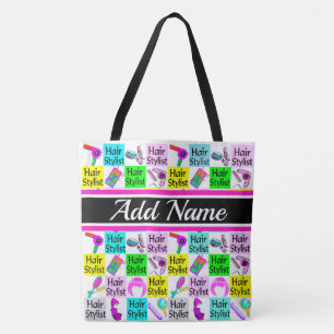 TOP BEOORDEELDE KAPSTER STYLIST GEPERSONALISEERD TOTE BAG