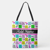 TOP BEOORDEELDE KAPSTER STYLIST GEPERSONALISEERD TOTE BAG (Achterkant)