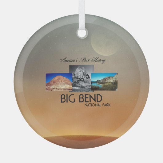 TOP Big Bend Glass Ornament (Voorkant)