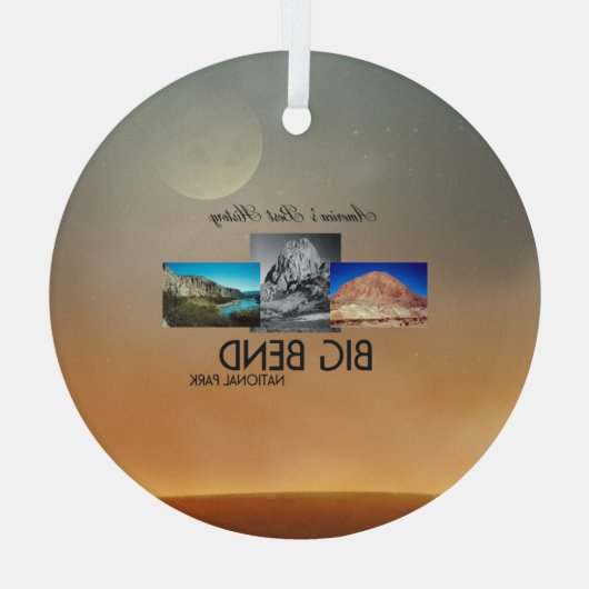 TOP Big Bend Glass Ornament (Achterkant)