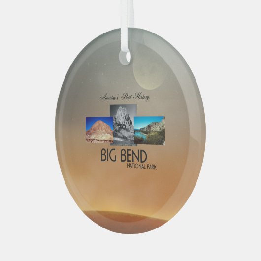 TOP Big Bend Glass Ornament (Voorkant links)