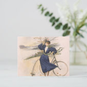 TOP Biking Beauty Briefkaart (Staand voorkant)