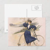 TOP Biking Beauty Briefkaart (Voorkant / Achterkant)
