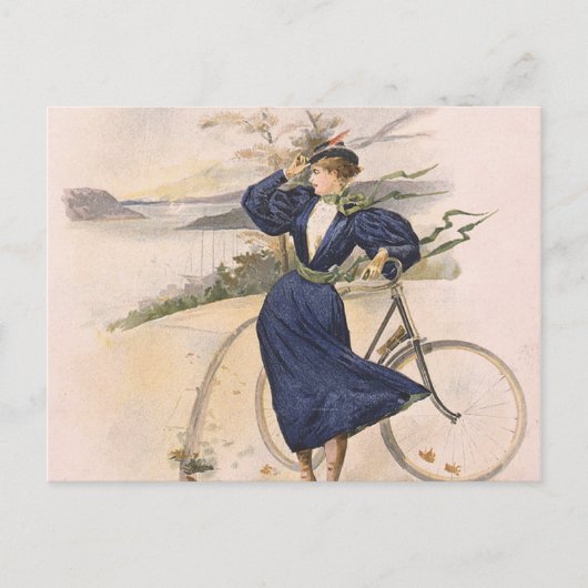 TOP Biking Beauty Briefkaart (Voorkant)