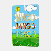 TOP Bingo Bango Bongo Metal Ornament (Voorkant links)