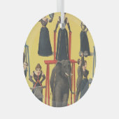 TOP Bodybuilding Girl Glass Ornament (Voorkant Rechts)