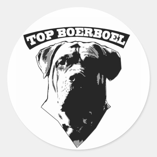 Top Boerboel Sticker (Voorkant)