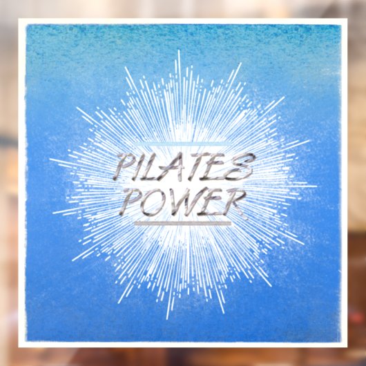 TOP Borden Power Window Cling Raamsticker (Vel 2)