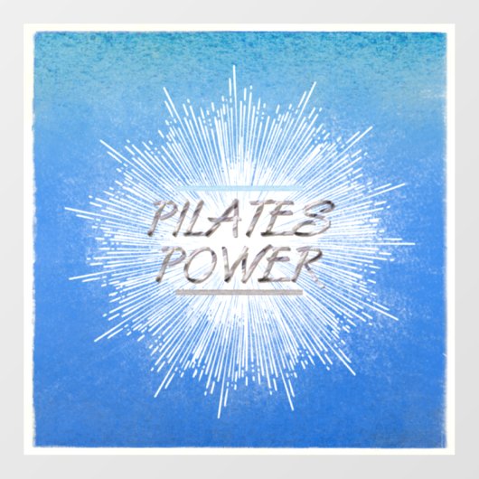 TOP Borden Power Window Cling Raamsticker (Vel)