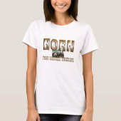 TOP Born for Horse Racing Ladies T-Shirts (Voorkant)