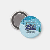 TOP Born for Ski Jumping Magneet (Voorkant / Achterkant)