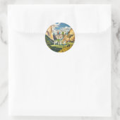 TOP Born to Hike Ronde Sticker (Tas)