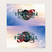 TOP Born to Play Football Visitekaartje (Buitenkant ongevouwen)