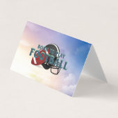 TOP Born to Play Football Visitekaartje (Voorkant)