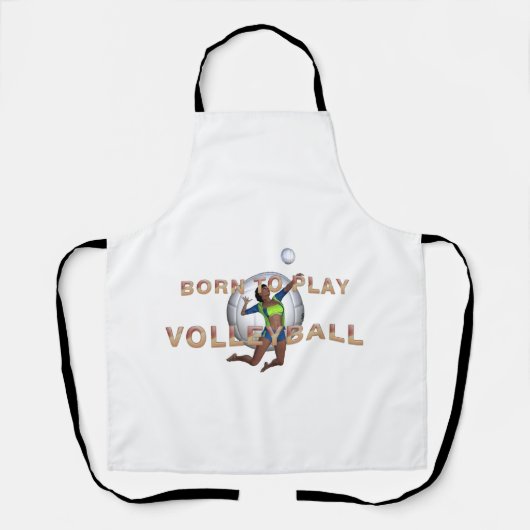 TOP Born to Play Volleyball Schort (Voorkant)