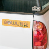 TOP Bowling-doelstelling 300 Bumpersticker (Op Truck)